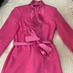 Pink Blazer Dress